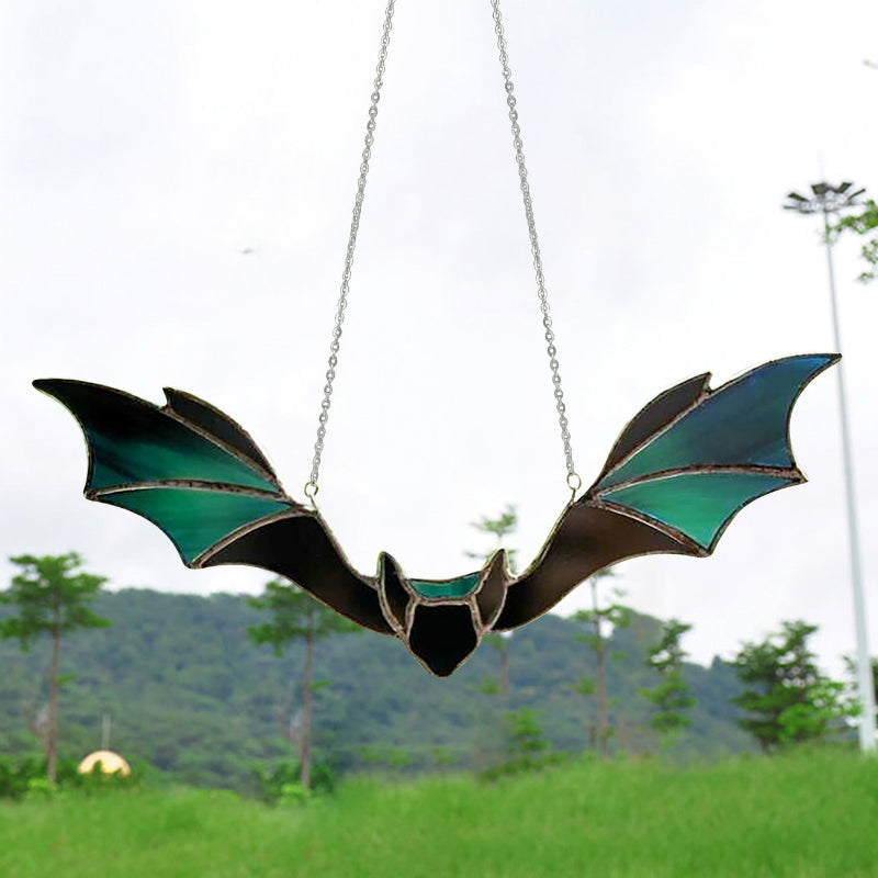 Halloween Bat Stained Glass Window Hangings