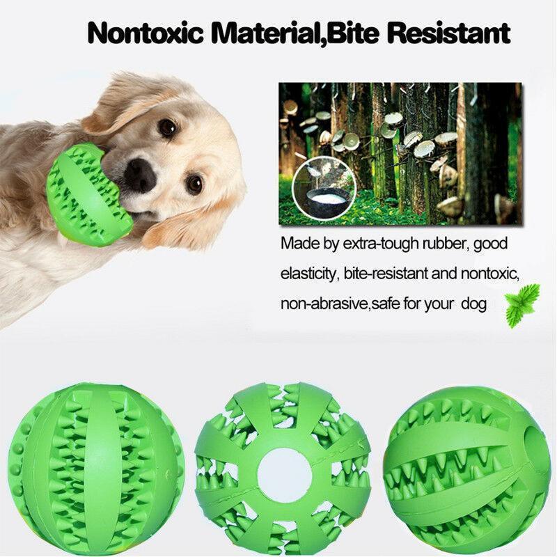 Dog Chewing Rubber Ball