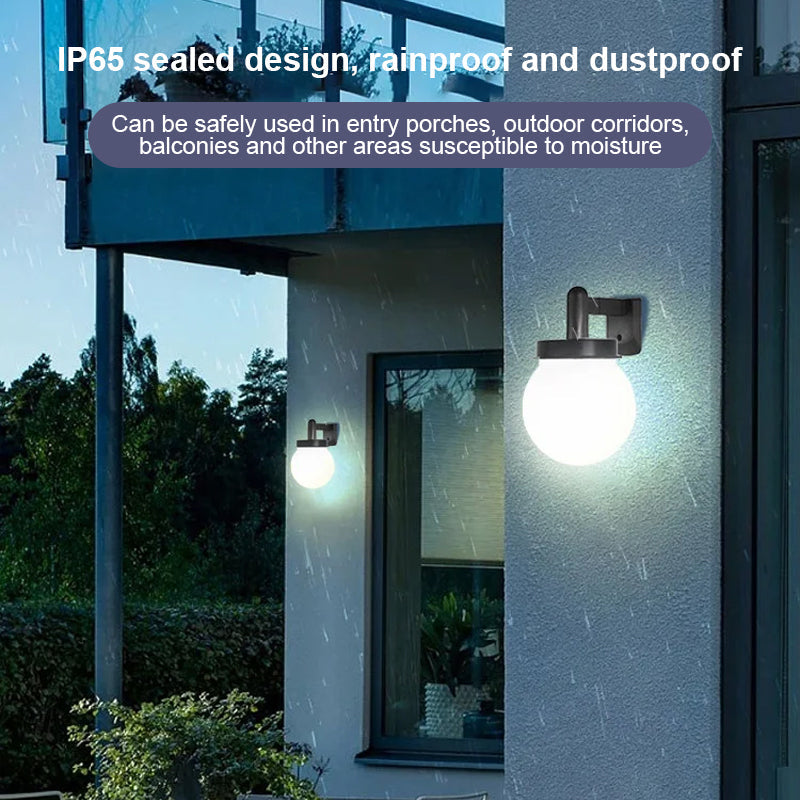 Solar Wall Sphere Lamp(2 pcs)