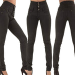 Sexy high-rise slim-fit jeans