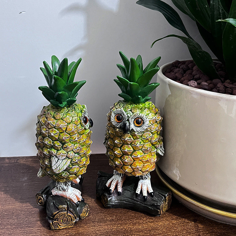 Pineapple Owl Resin Crafts