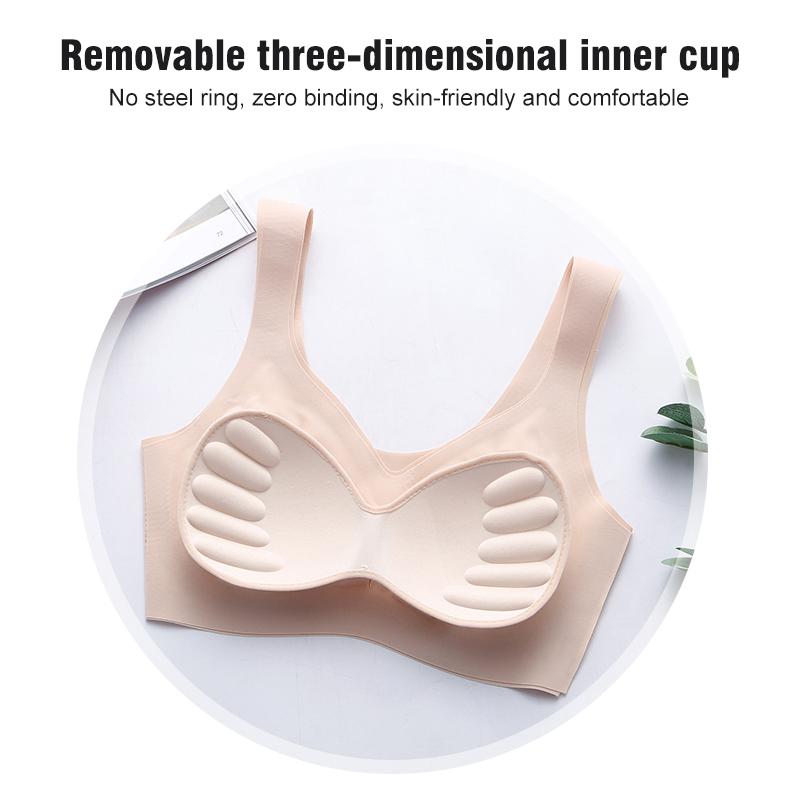 Women Seamless Wireless Unpadded Comfort Bra