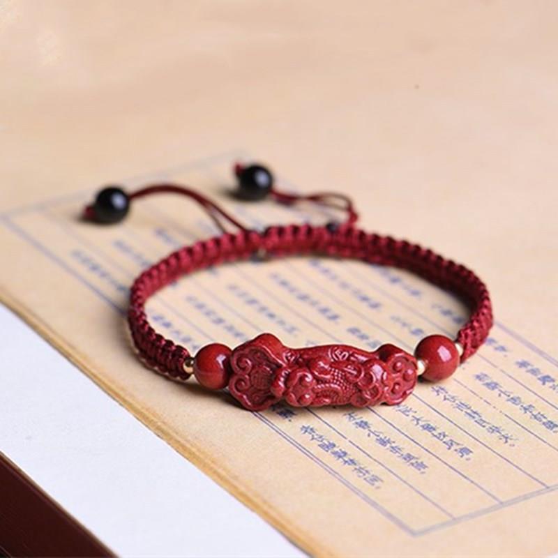 Cinnabar Pixiu Bracelet