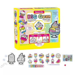 Big Gem Diamond Painting Stickers for Kids