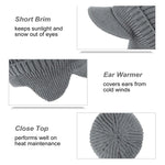 Outdoor Riding Elastic Warm Ear Protection Knitted Hat