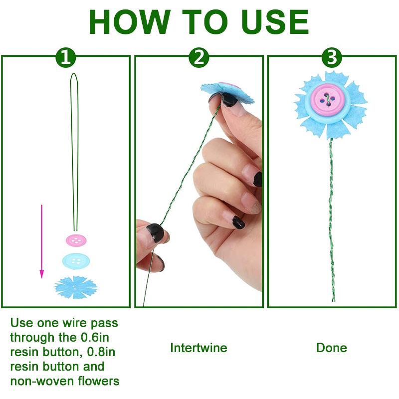 DIY Flower Button Crafts Kit