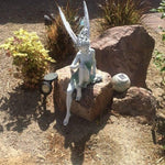 Sitting Fairy Garden Statue