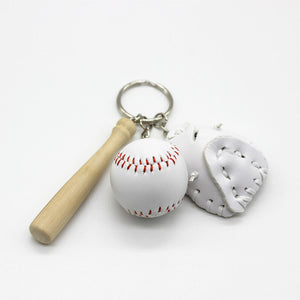 ⚾Mini Baseball Glove Set Charm Keychain(🔥Hot Sale For Baseball Lovers❤️)