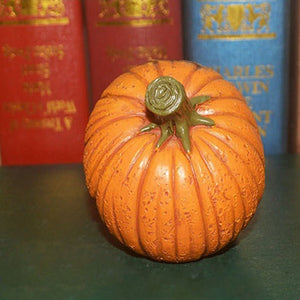 Handmade Evil Pumpkin Skull Halloween Resin Ornament