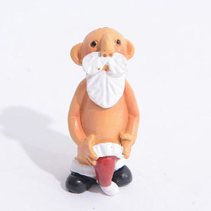 Santa Claus Pendant Resin Christmas Decoration