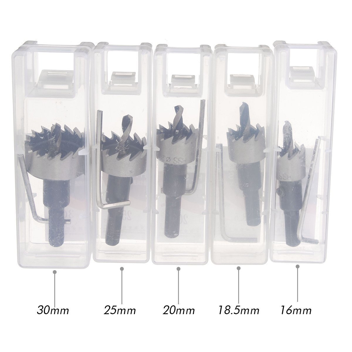 Domom 16-30MM HSS Drill Bit Hole Saw Set