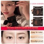 Two-color Matte Eyebrow Cream