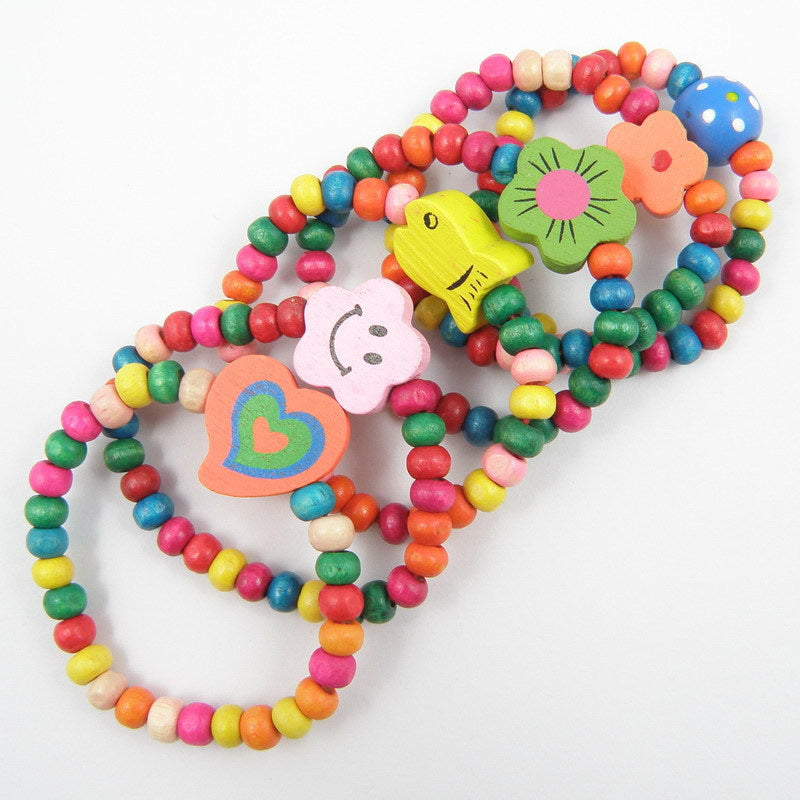 Colourful Wooden Bracelets