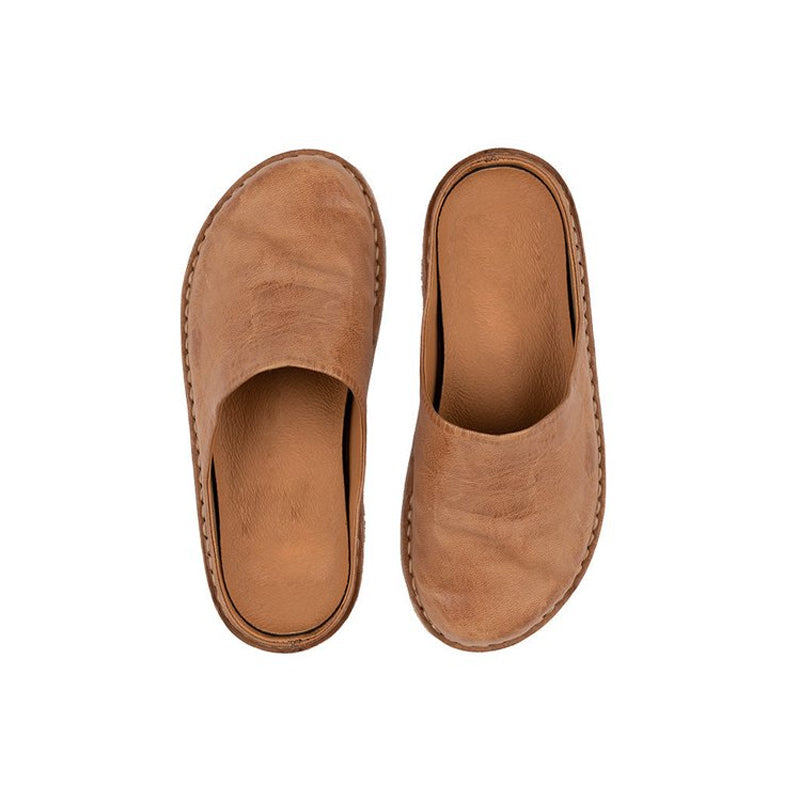 Leather Summer Slippers