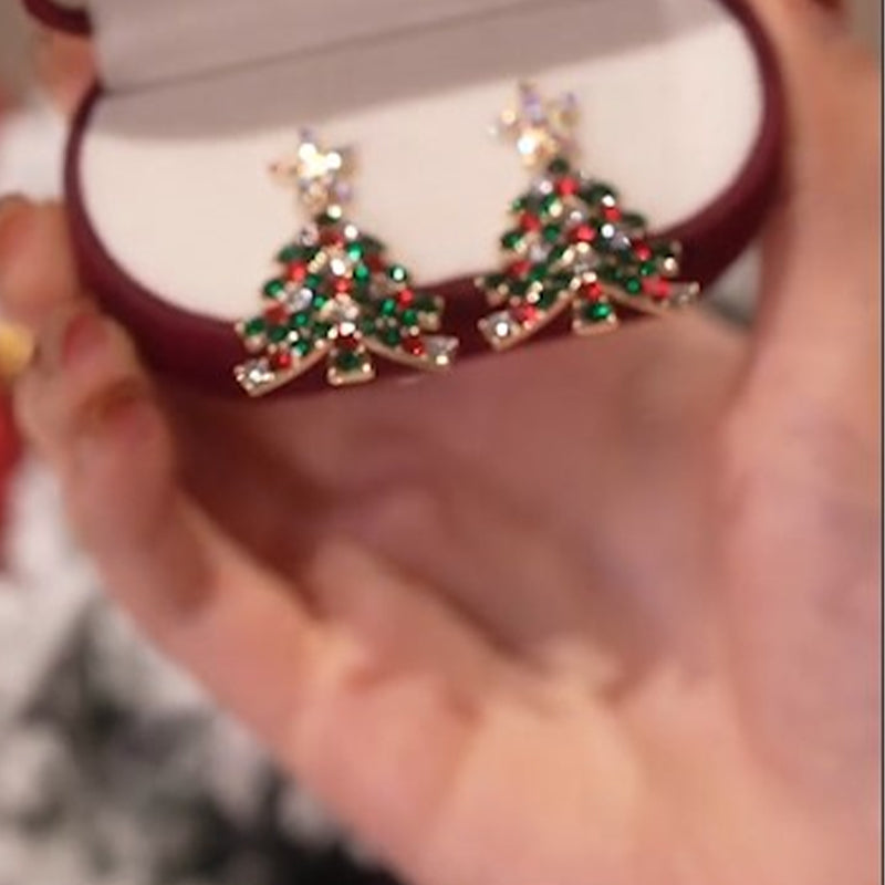 Christmas Tree Stud Earrings