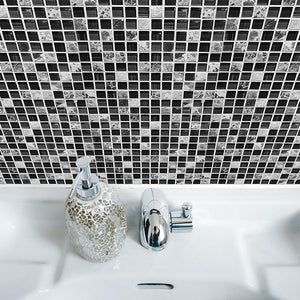 Black Mosaic Creative Tiles Stickers