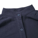 Loose Button Cotton Linen Long Sleeve Shirt