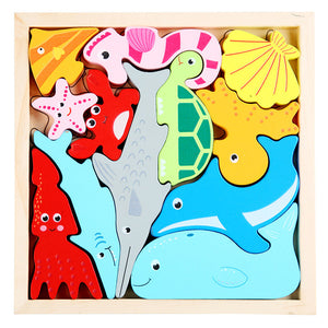 🌲Wooden Toddler Jigsaw Puzzles