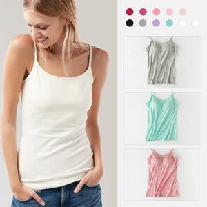 Tank Top With Built-In Bra