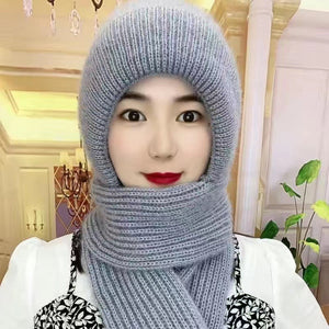 Integrated Ear Protection Windproof Cap Scarf