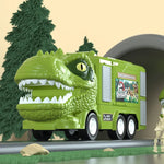 New Dinosaur Transforming Engineering Truck Track Toy Set