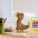 Wooden Animal Piggy Bank