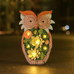 Solar Owl LED Lights Ornament