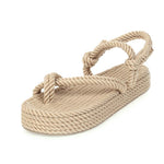 Fashion Knitted Platform Sandals