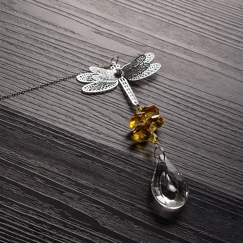 Crystal Dragonfly Suncatcher