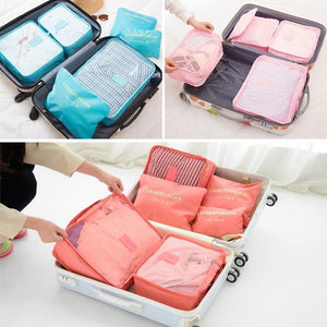 Luggage Packing Organizer Set (6 Pcs)