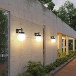 Solar Wall Sphere Lamp(2 pcs)