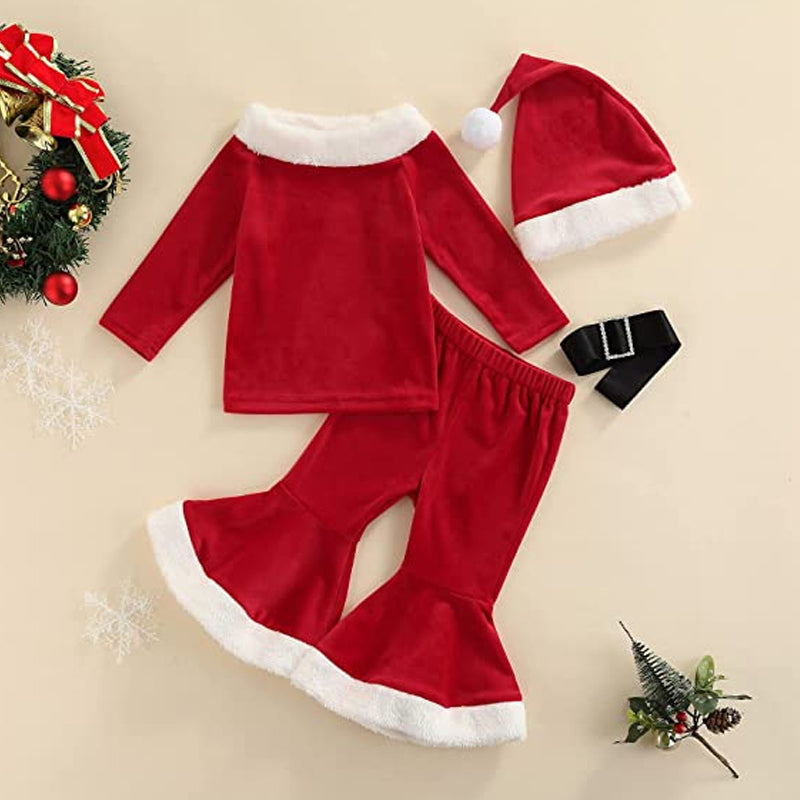 Santa Baby Christmas Theme Holiday Bell Set