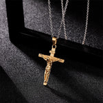 Handmade Silver Jesus Crucifix Necklace