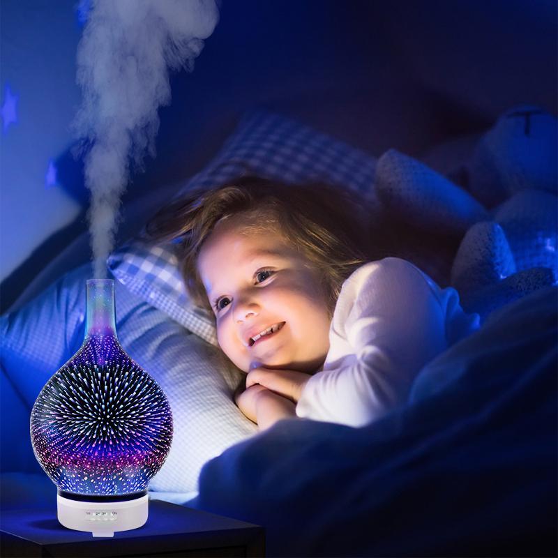 Colorful Glass Aroma Humidifier