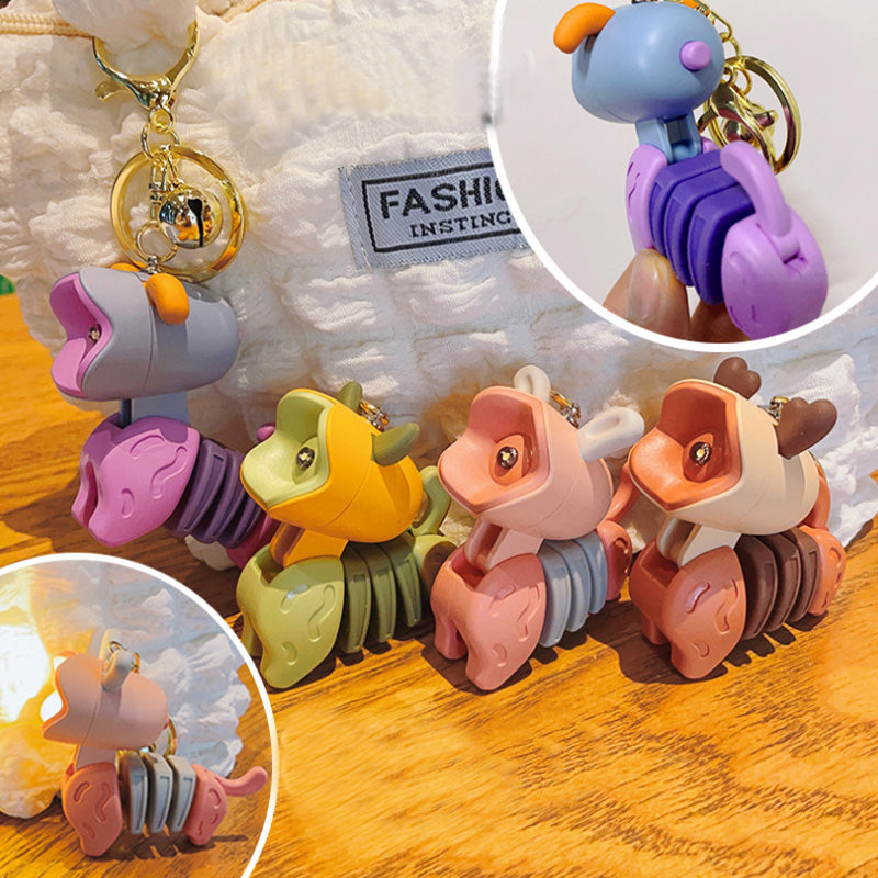 Cartoon Animal Mini Desk Lamp Keychain