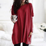 Long Sleeve Casual Pocket T-Shirt