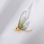 Crystal Rhinestone Dragonfly Brooch Pin