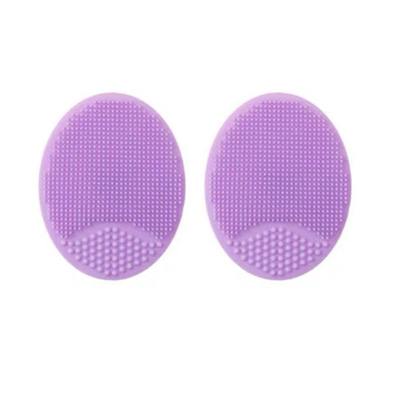 Mini Silicone Face Scrubber Exfoliator Brush(2 pcs)