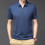 Ice Silk Polo Shirt for Men