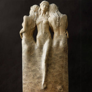 Sculpture of Three Goddess Embracing