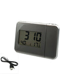 Rotating Projection Color Screen Temperature Electronic Clock