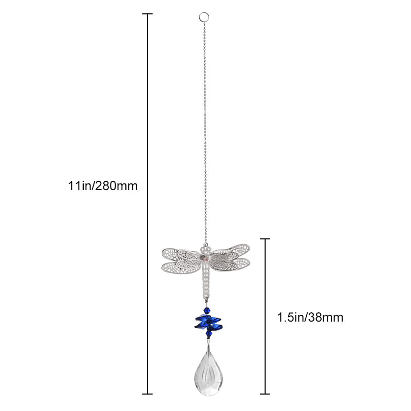 Crystal Dragonfly Suncatcher