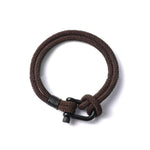 U-shaped Buckle Nylon Braided Bracelet