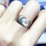 Withinhand Sun Moon Zircon Ring