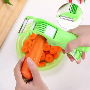 🌽🥦🍅 2 in 1 Vegetable Cutter with Peeler