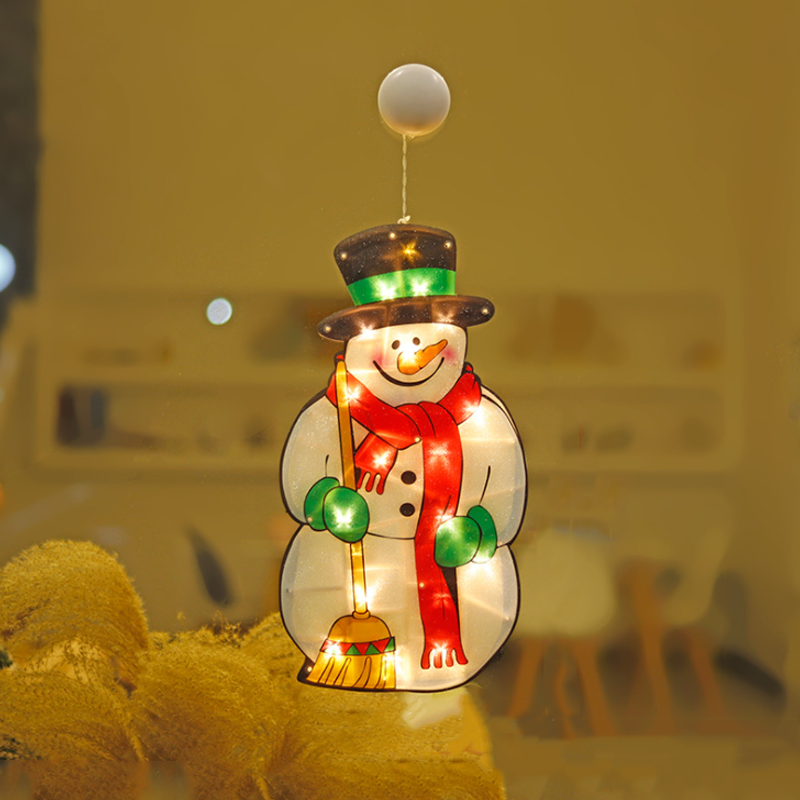 Christmas window suction cup lights