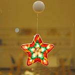 Christmas window suction cup lights