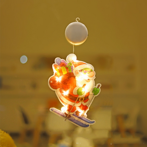 Christmas window suction cup lights