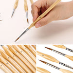 Miniature Detail Paint Brush Set