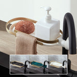 Faucet Drain Storage Rack